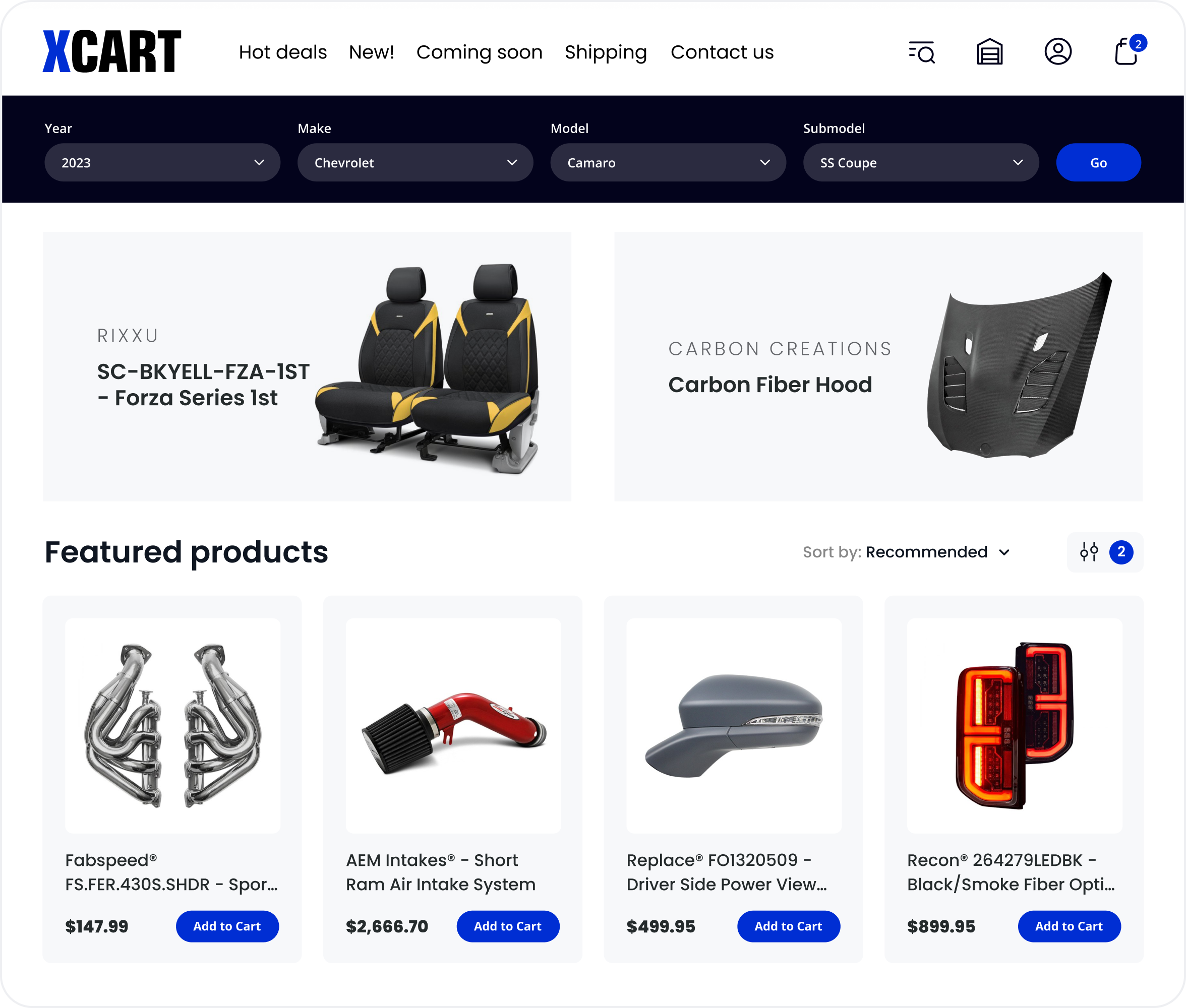 Auto Parts eCommerce Platform
